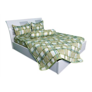 Bộ Chăn Drap Gối Cotton HOMETEX 180x200x25cm