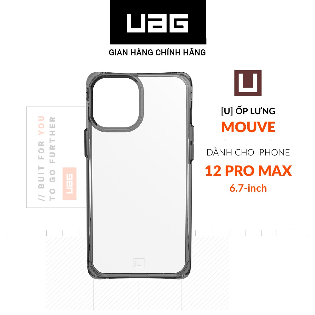 [U] Ốp Lưng UAG Mouve iPhone 12 / 12 Pro / 12 Pro Max trong suốt siêu chống sốc