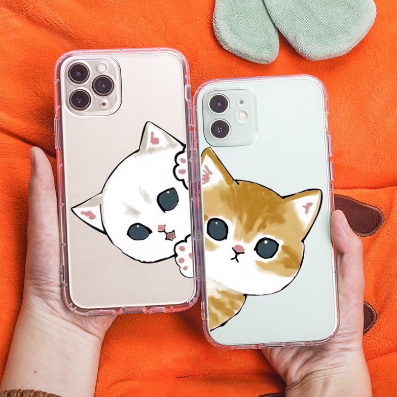 Ốp lưng iphone 6, 6s plus, 7 8 Plus, X, XS, XR, XSMAX, 11, 12, 13 PROMAX TRONG SUỐT MÈO DỄ THƯƠNG PKVN