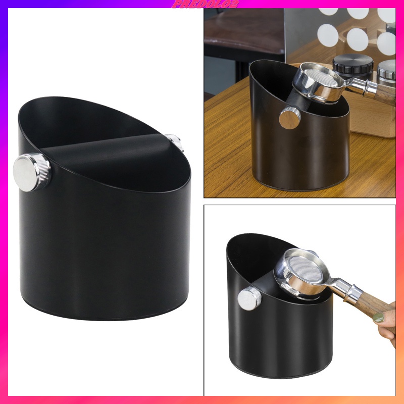 [PREDOLO2] Coffee Knock Box Grinds Waste Bucket for Coffee Maker Non-Slip for Home