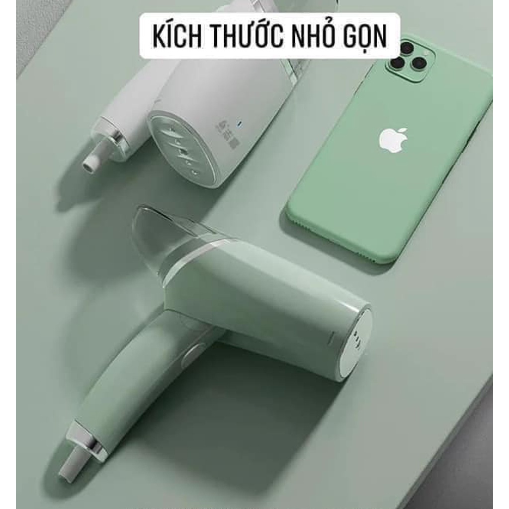 Bàn ủi hơi nước cầm tay tiện lợi, Dung tích nước 120ml công suất lớn 1000W, Mẫu mới 2022