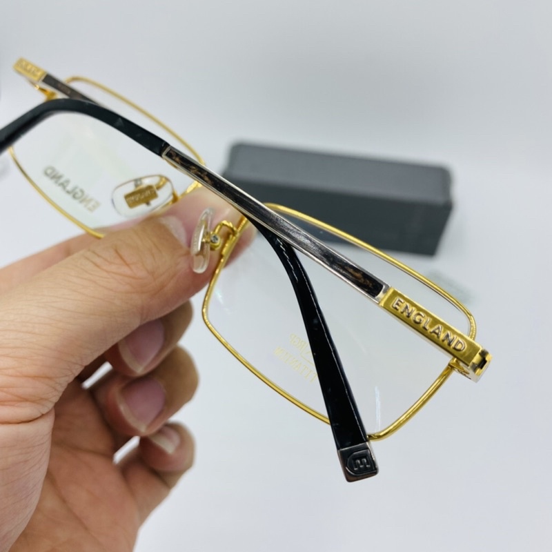 Gọng kính ENGLAND Titanium mạ vàng 18k cao cấp