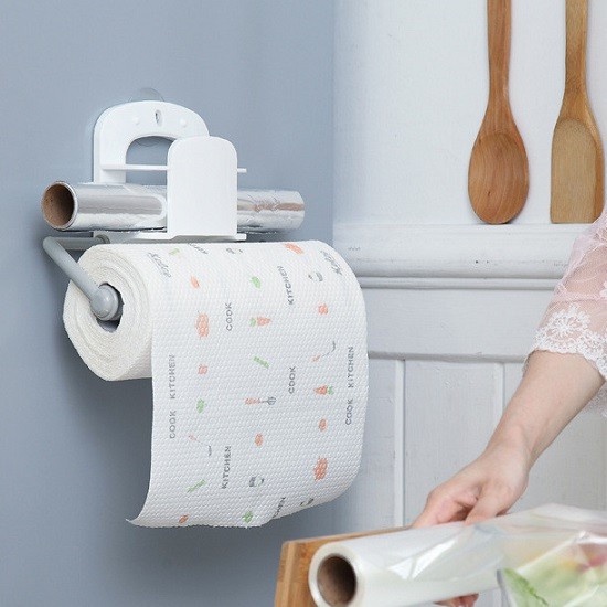 Giấy Lau Đa Năng - Khăn Lau Bếp, Lau Tay Hình Dễ Thương Cuộn Có Thể Giặt Được