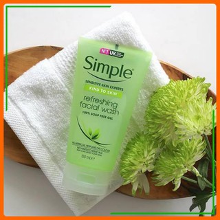 Sữa Rửa Mặt Simple Kind To Skin Refreshing Facial Wash