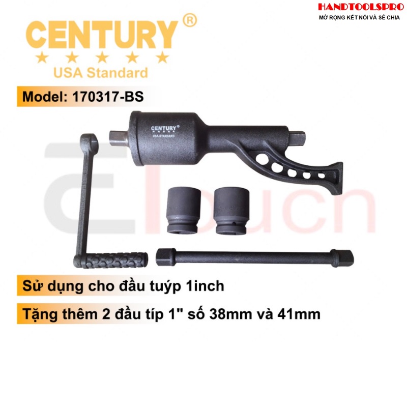 Bộ Tăng Lực Mở Bánh Xe Tải 1 Inch Century 170317-BS