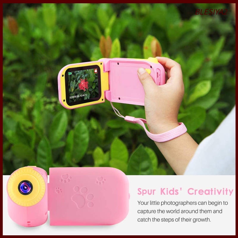 Màn Hình 2.0 Inch IPS 1080P Trẻ Em Video Đồ Chơi Giáo Dục DV Camera Quà Tặng Sinh Nhật DV Video Camera Sạc USB Với Đầu Đọc Thẻ