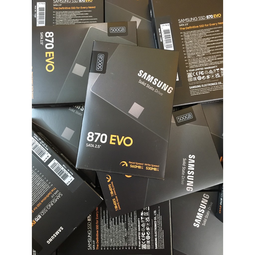 Ổ Cứng SSD Samsung 870 EVO 500Gb/ 1Tb 2.5inch SATA3 -Bảo hành 5 năm