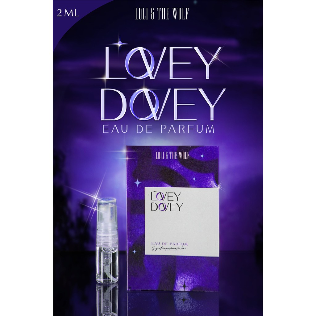 Nước hoa nữ thơm lâu chính hãng Lovey Dovey Eau De Parfum chai 2ml nhỏ gọn - LOLI & THE WOLF | Thế Giới Skin Care