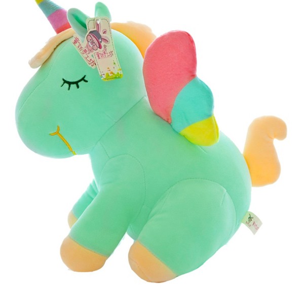 GẤU BÔNG NGỰA MỘT SỪNG UNICORN (25CM---&gt;40CM) GB17 (MÀU XANH NGỌC)