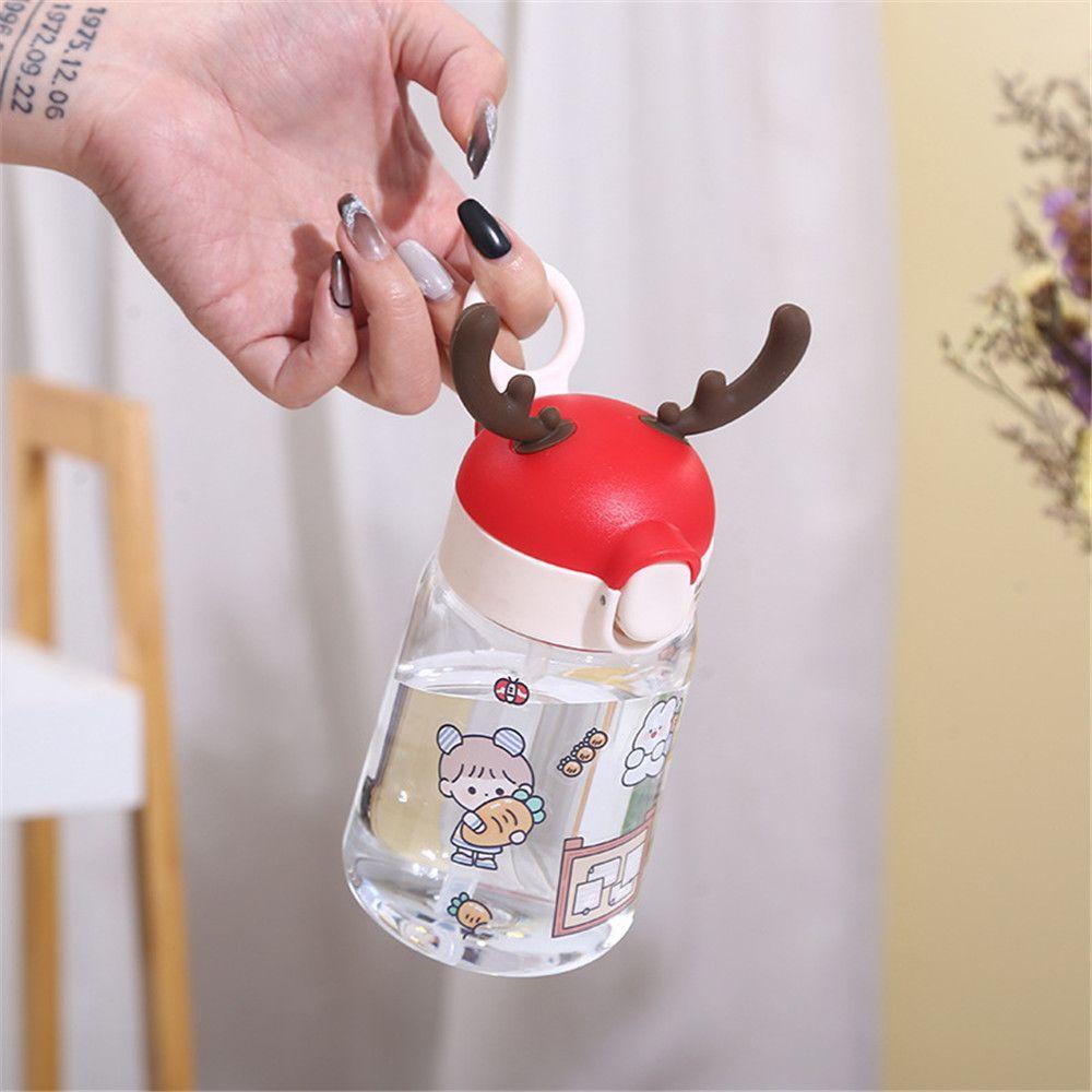 Bình Nước Thể Thao Họa Tiết Hoạt Hình Xinh Xắn Tiện Lợi