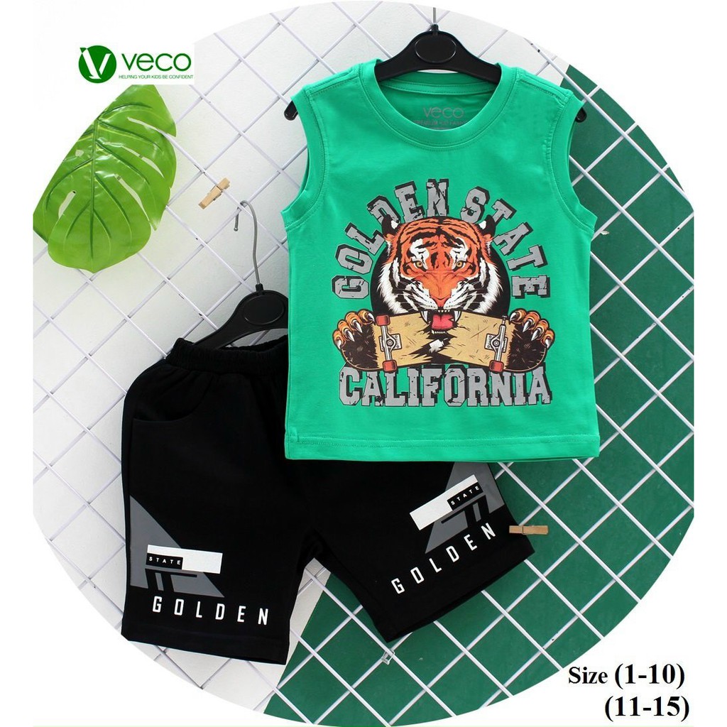 [VECO]_Bộ Nam Siêu Nhân Hổ Size Nhỏ