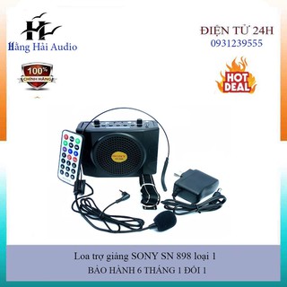 Loa Trợ Giảng Sony SN 898, Mặt đen có bluetooth ( có micro cài tai, hàng chuẩn1) ⚡⚡⚡