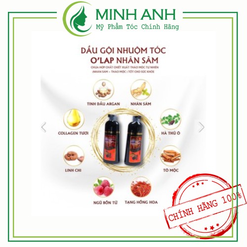 [Hàng Chính Hãng]Dầu Gội O' Lap Sô 1 Nhật Bản Phủ Bạc 100%