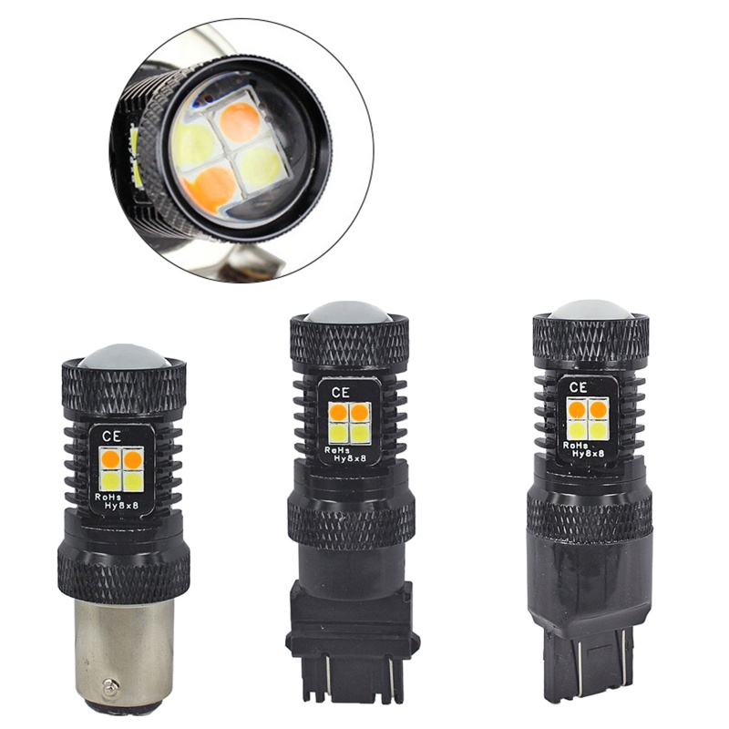 Đèn LED Tín Hiệu Phanh Xe Hơi T20 1157 3157 7443 3030 16smd 6500K