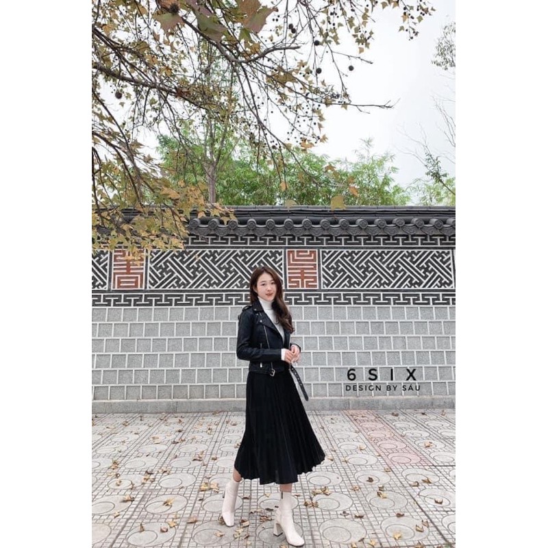 Chân váy xếp ly dáng dài (Hàng đẹp) | BigBuy360 - bigbuy360.vn