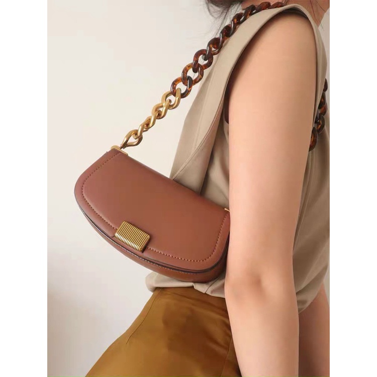 Túi CNk Dáng bầu Dây Xích Xuất Dư, Hàng Có Tem Xuất Xịn