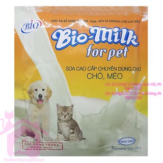 Bio Milk 1g - Sữa bột dinh dưỡng cho chó mèo con - phụ kiện thú cưng