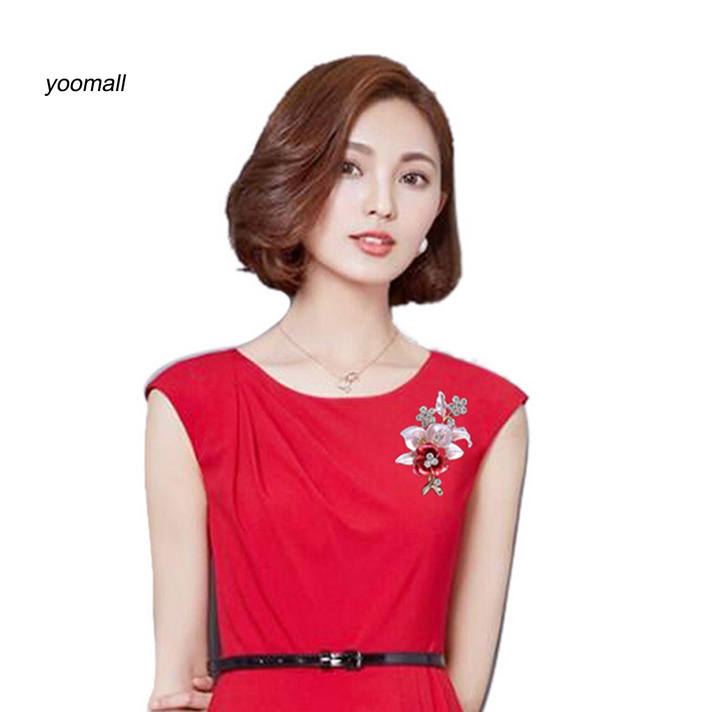 Trâm Cài Áo Hình Hoa Bằng Hợp Kim Sang Trọng Cho Đám Cưới