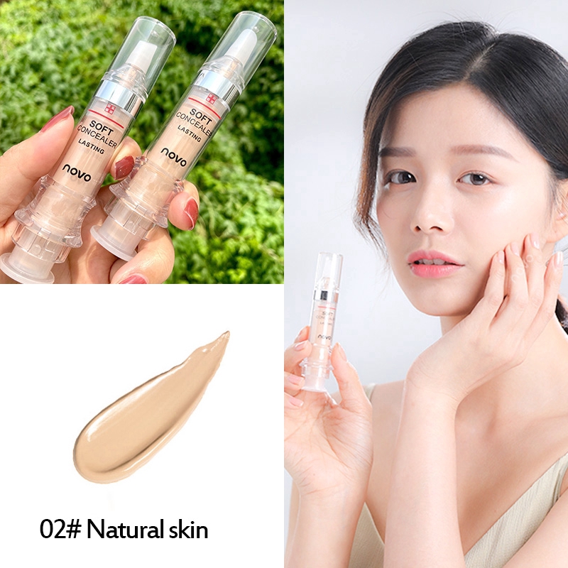 Kem che khuyết điểm Novo dạng lỏng với kem dưỡng ẩm không thấm nước để trang điểm | BigBuy360 - bigbuy360.vn