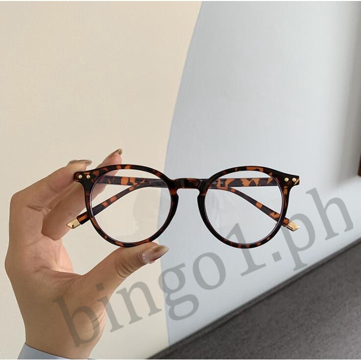 Mắt kính gọng tròn chống ánh sáng xanh thời trang cho nữ
