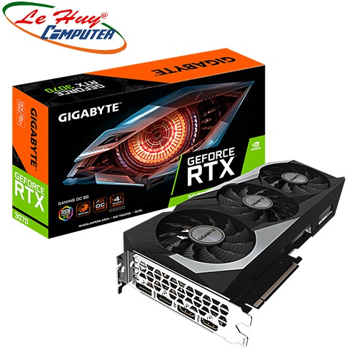 Card màn hình - VGA GIGABYTE GeForce RTX 3070 GAMING OC 8G - GV-N3070GAMING OC-8GD