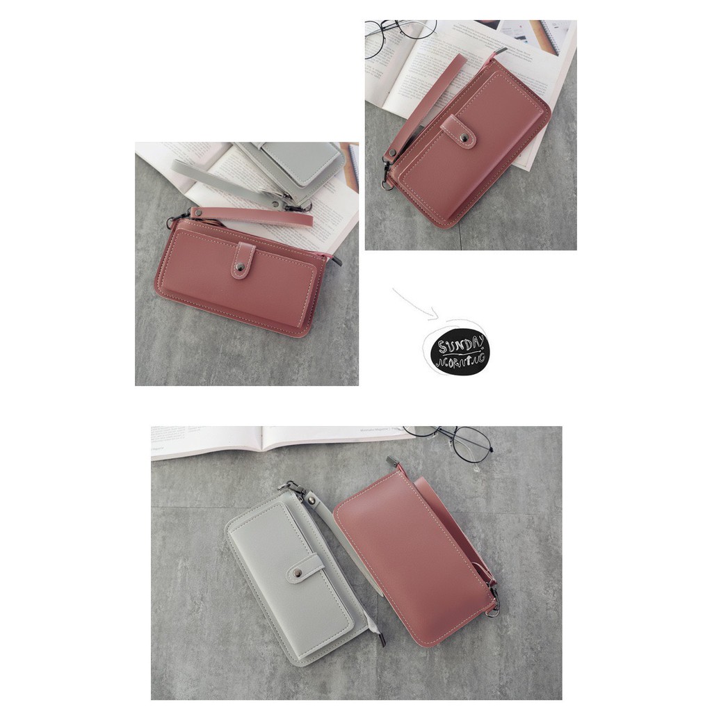 Ví nữ dài Vituni ví cầm tay mini đẹp dáng dài bật nắp VN26 | BigBuy360 - bigbuy360.vn