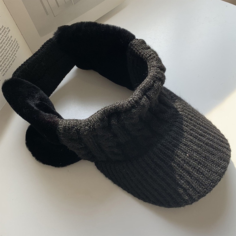 Mũ Lưỡi Trai Dệt Kim Hở Chóp Bảo Vệ Tai Thích Hợp Cho Các Hoạt Động Ngoài Trời