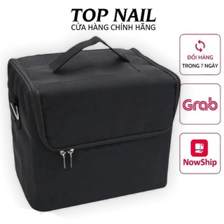 Cốp đựng đồ nail,mi,trang điem,phun xăm màu đen)