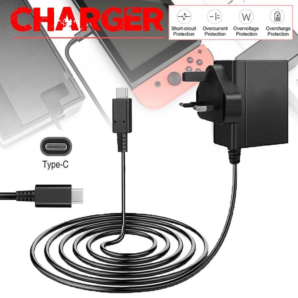 MYRONGVN Sạc Nhanh Loại C Màn Hình OLED Cho Máy Chơi Game Nintendo Switch