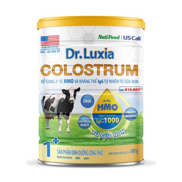 Sữa non Dr.Luxia Colostrum 1+ 800g _Subaby