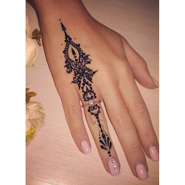 Sỉ mực henna đen 1 hôp 12 tuýp