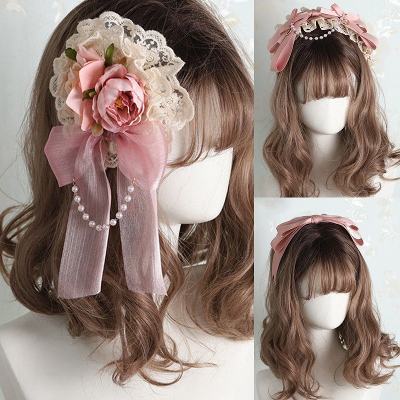 Flgo Băng Đô Ren Xếp Ly Nhiều Kiểu Dáng Thanh Lịch Dành Cho Nữ