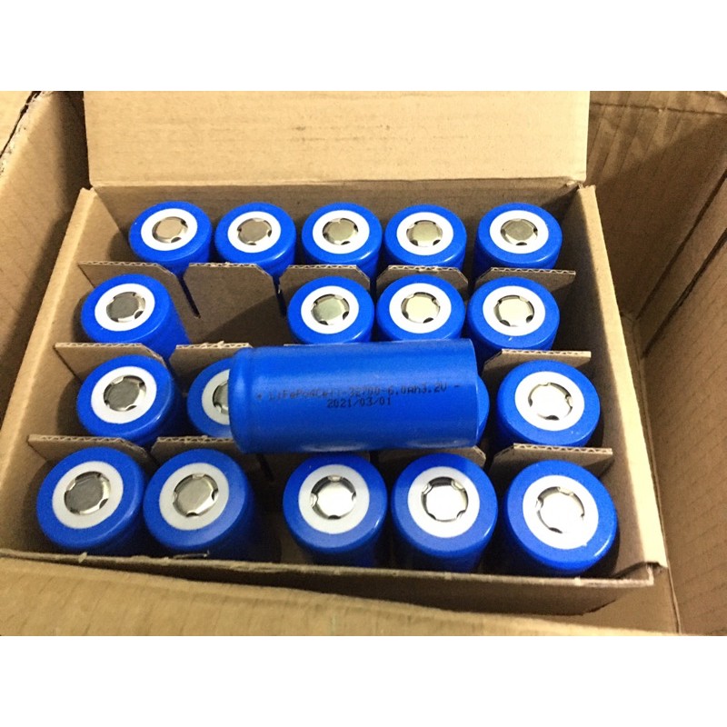 Pin lithium sắt 32700- 3.2V 6.0Ah/ 32800 7Ah 3.2V
