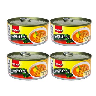 Combo 4 ca-ri gà chay vissan 170g