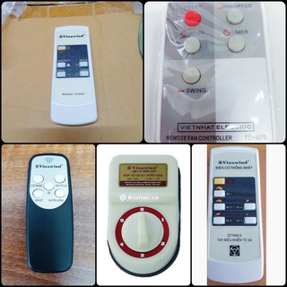 Điều khiển từ xa các loại quạt, hộp số quạt trần Vinawind