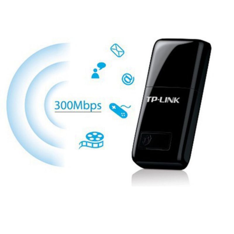 Bộ thu sóng Wifi USB TP-Link TL-WN823N tốc độ chuẩn N 300Mbps - Hàng Chính Hãng