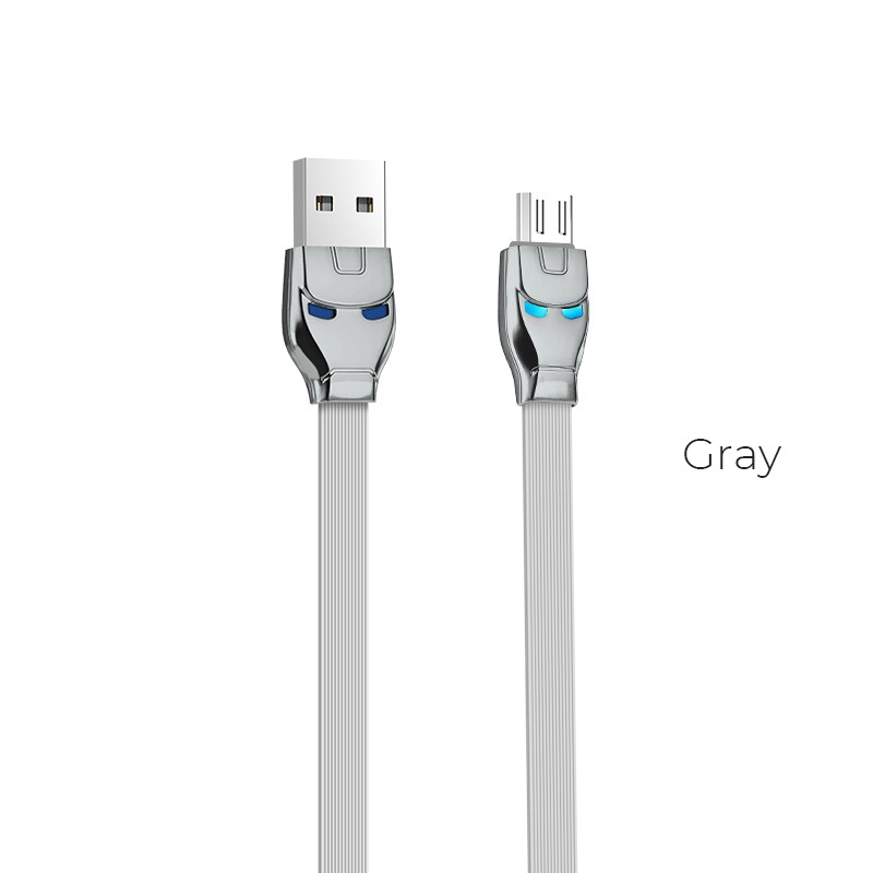 Cáp Sạc Nhanh MICRO USB 18W Hoco U14 Dây Dẻo Siêu Bền - BH 1 Năm Chính Hãng (MÀU SẮC NGẪU NHIÊN) - Hưng Long PC