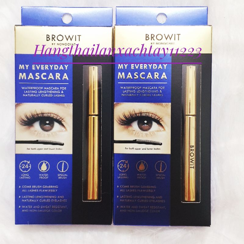 Mascara Browit Nongchat dài mi Thái Lan