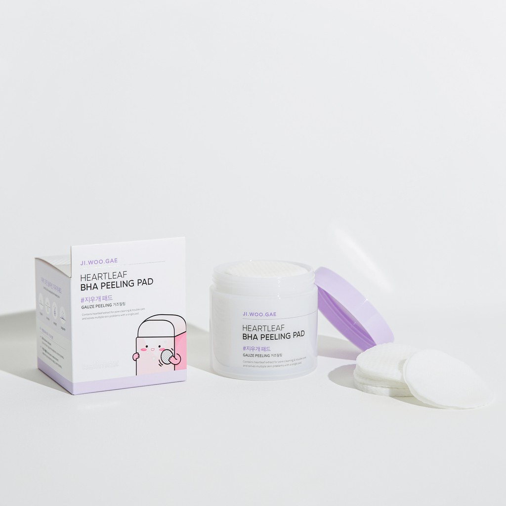 Hộp 60 bông tẩy tế chết chứa BHA Heartleaf Celimax 125ml | BigBuy360 - bigbuy360.vn