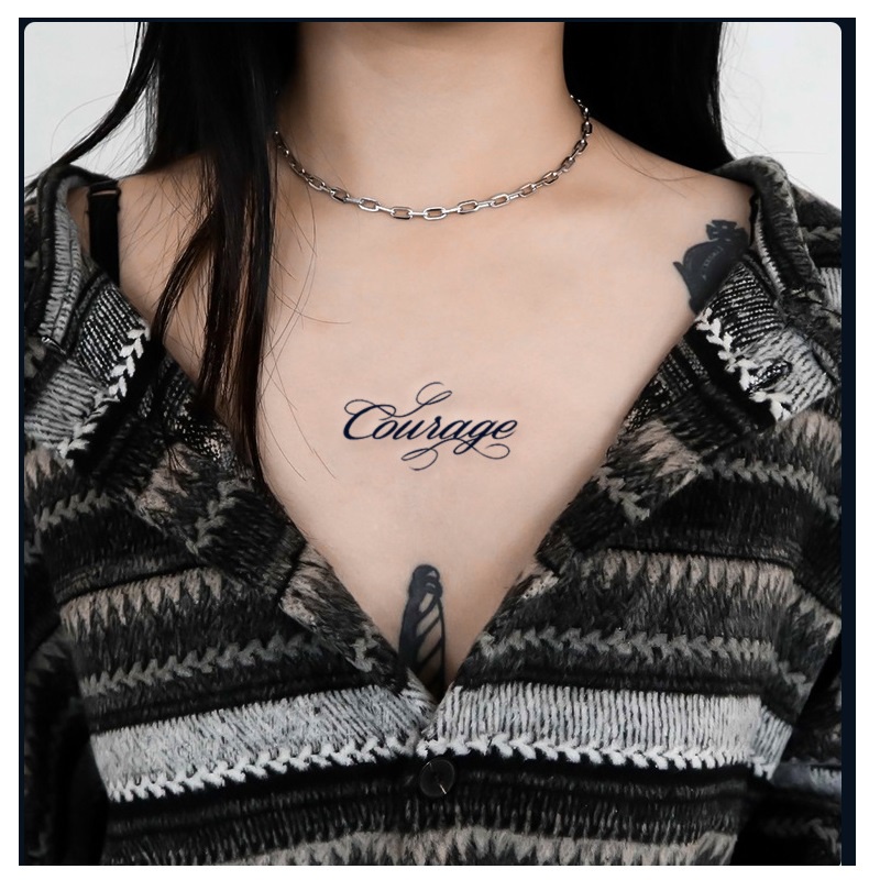 Bộ 30 hình xăm CHỮ dán tạm thời unisex chống thấm nước có thể kéo dài đến 15 ngày JIAMIN Magic Tattoo nhiều mẫu mới 2022