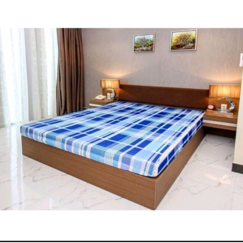 Áo bọc nệm  thun lạnh 2 mặt có dây kéo bọc toàn bộ nệm