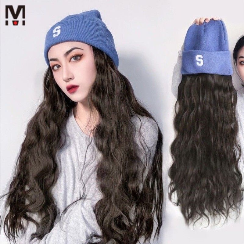 tóc giả đính mũ
