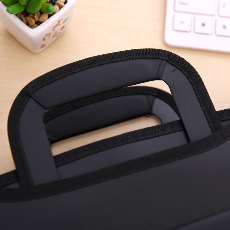 Túi đựng tập tin xách tay làm việc nhiều lớp dày Zipper Bag bao xa hồ s ơ của người đàn ông và phụ nữ xách. | BigBuy360 - bigbuy360.vn