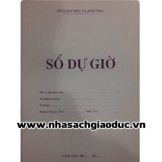 Sổ dự giờ trung học cơ sở và trung học phổ thông