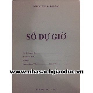 Sổ dự giờ trung học cơ sở và trung học phổ thông