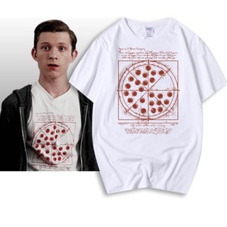 Áo thun spiderman - vitruvian pizza - spiderman
