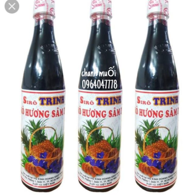 Siro Trinh Sâm Dứa 600ml