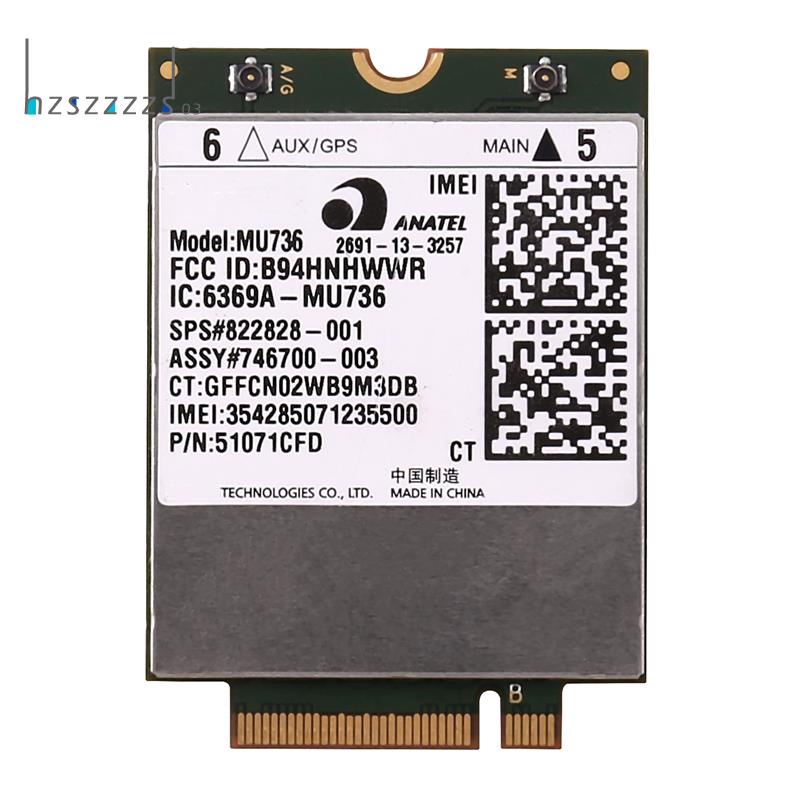 Card Wifi Mu736 3g Ule Cho Hp Probook 430 440 640 645 650 655 G1 Zbook 17 Elitebook 850 820 G1