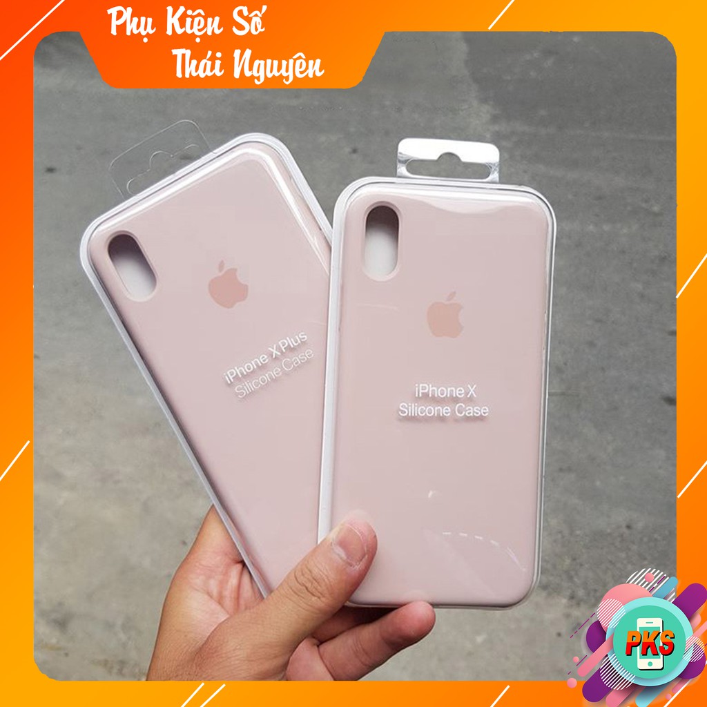 Ốp Chống Bẩn Iphone Xr - Apple Silicon Case Có 30 màu -Hồng Anh Case