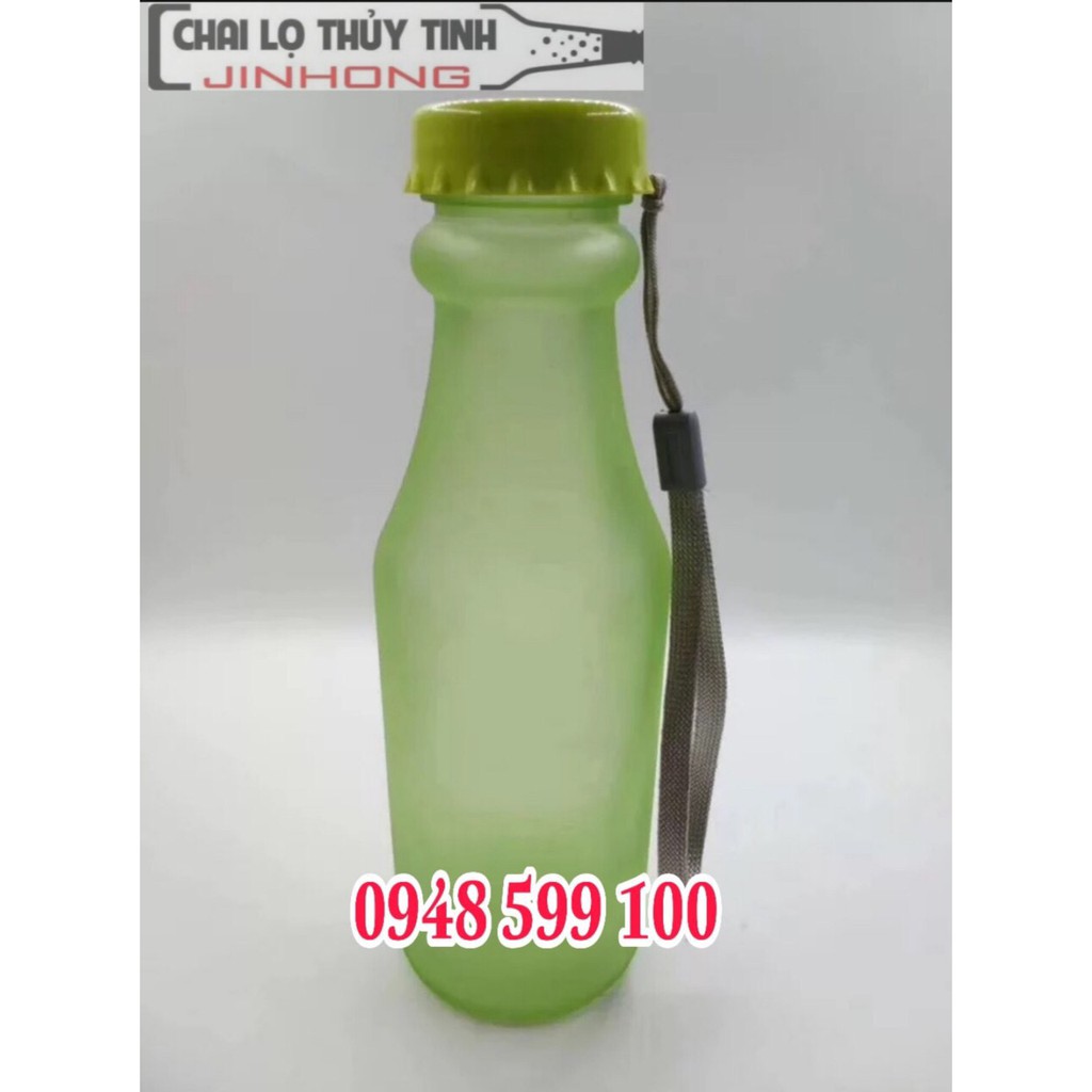 CHAI THUỶ TINH MÀU 350ML DÂY MS05